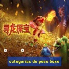 categorias de peso boxe